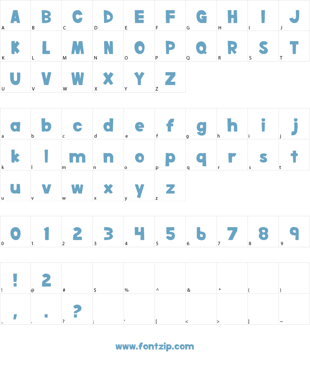 Doki Lowercase Font Character